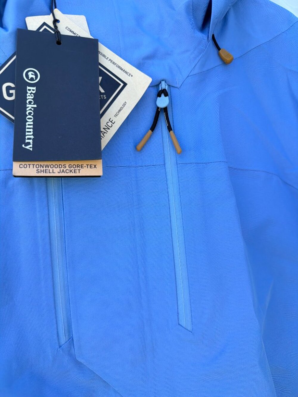 NWT Backcountry Cottonwoods GORE-TEX Jacket Womens XL Deja Blue RECCO Waterproof